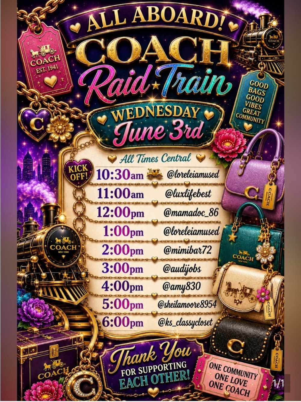 Coach Raid Train